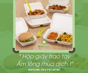 Hộp bã mía giá sỉ biogreen