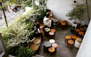 Không gian Cafe xanh tại Soo Kafe