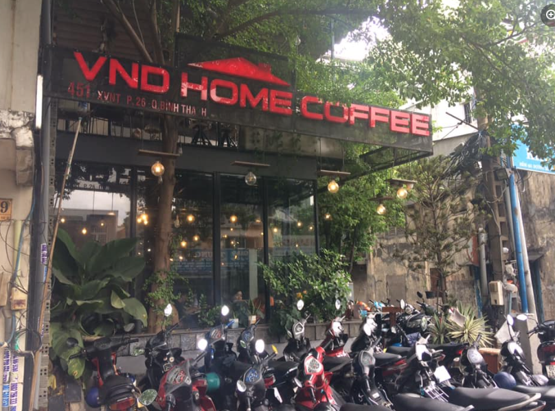 Không gian tại VND Home Coffee