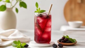 Kombucha dâu tằm món nước uống mùa hè healthy