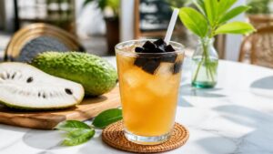Món trà mãng cầu xiêm nước uống mùa hè giải nhiệt