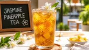 Món trà nhài đác thơm giải nhiệt mùa hè