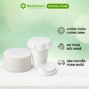 Giấy chống tràn 13cm xấp 500 tờ Biogreen - ảnh minh họa